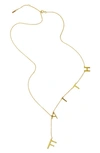 ADORNIA FAITH LARIAT NECKLACE