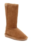 Bearpaw Emma Tall Genuine Sheepskin Lined Boot In Hickory Ii