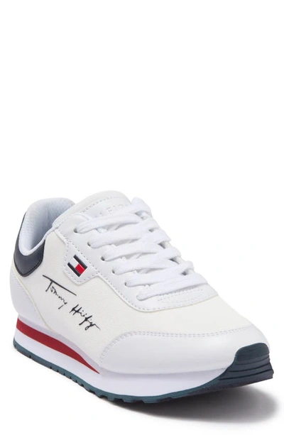 Tommy Hilfiger Fine Sport Sneaker In White1/white/navy2015
