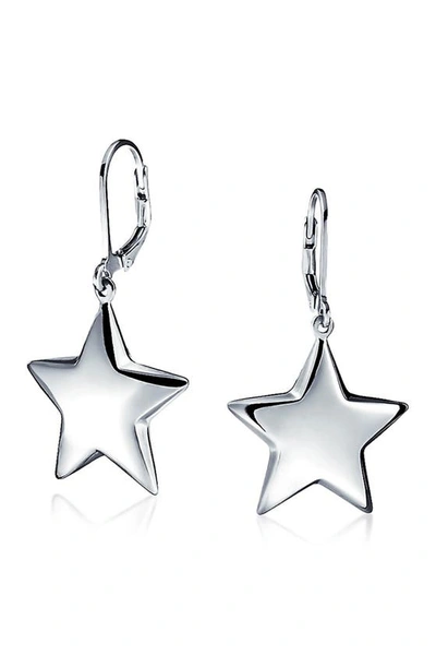 Bling Jewelry Sterling Silver Star Dangle Earrings