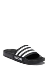 Adidas Originals Adidas Adilette Shower Slide Sandal In Cblack/ftw