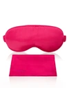 Blissy Silk Sleep Mask In Hibiscus