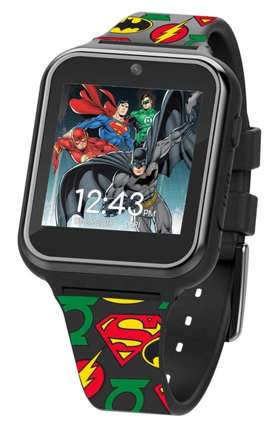 Accutime Justice League I Time Interact Watch In Black