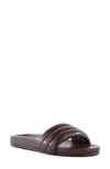 Seychelles Low Key Slide Sandal In Brown