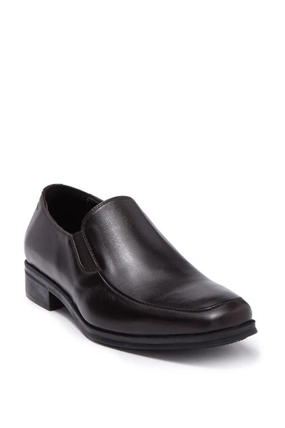 Bruno Magli Pitto Leather Loafer In Dk Brown Leather