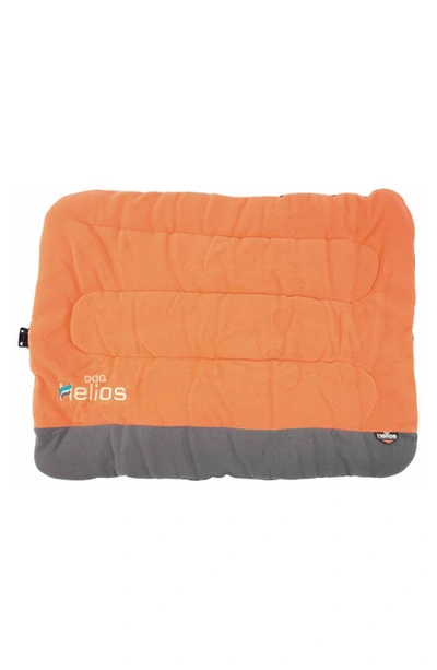 Pet Life Helios Combat-terrain Outdoor Cordura-nyco Travel Folding Dog Bed In Orange Grey