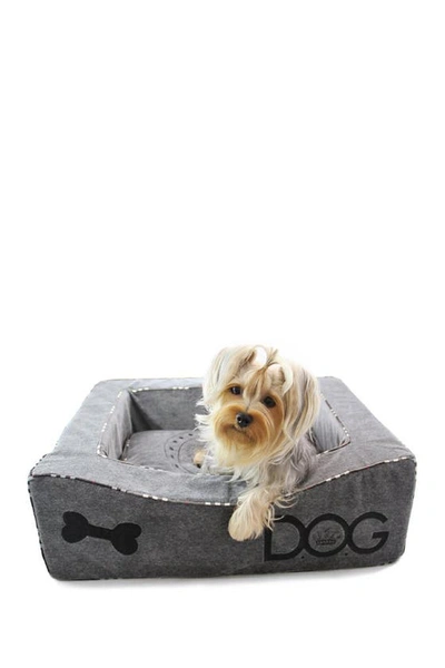 Dogs Of Glamour Gray Dream Of Diamonds Dog Bed
