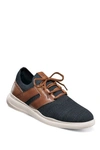 STACY ADAMS MOXLEY KNIT PLAIN TOE LACE-UP SNEAKER