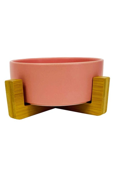 Dogs Of Glamour Tara Dog Bowl In Pink