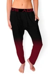 Black/ Burgundy Ombre