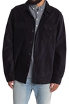 Union Denim Corduroy Shirt Jacket In Dark Night