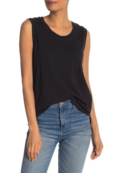 MADEWELL MADEWELL WHISPER COTTON POCKET MUSCLE TANK