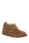 Bearpaw Skye Genuine Shearling Lined Suede Chukka Boot In Hickory
