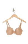 Warner's Warners No Side Effects Underarm And Back-smoothing Underwire Lightly Lined T-shirt Bra Ra3081a In Toasted Almond