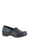 Easy Street Origin Embossed Comfort Slip-on Clog In Navy Tool