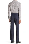 Reaction Kenneth Cole Texture Weave Slim Fit Dress Pant In Medium Blue