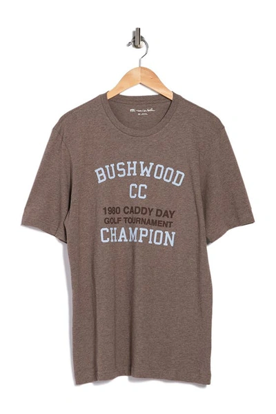 Travismathew Travis Mathew Caddy Day Graphic T-shirt In Heather Coffee