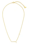 Sterling Forever 14k Gold Plated Station Constellation Pendant Necklace In Gold - Aries