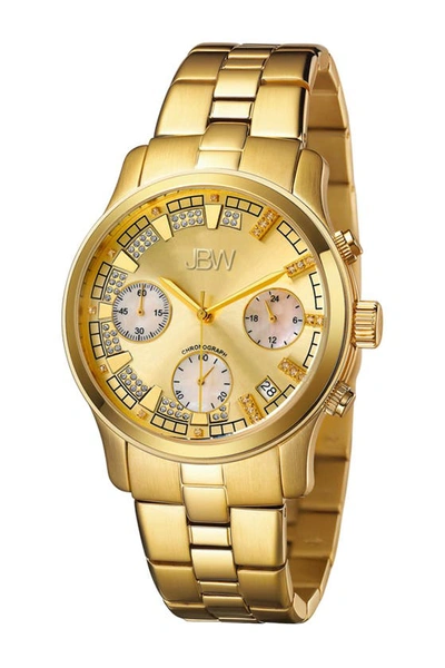 Jbw Alessandra Diamond Watch, 38mm In Gold