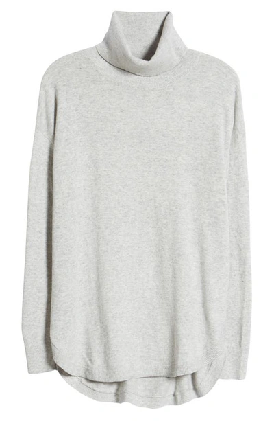 Treasure & Bond Turtleneck Sweater In Grey Light Heather