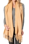 Amicale Cashmere Woven Wrap In 251cam