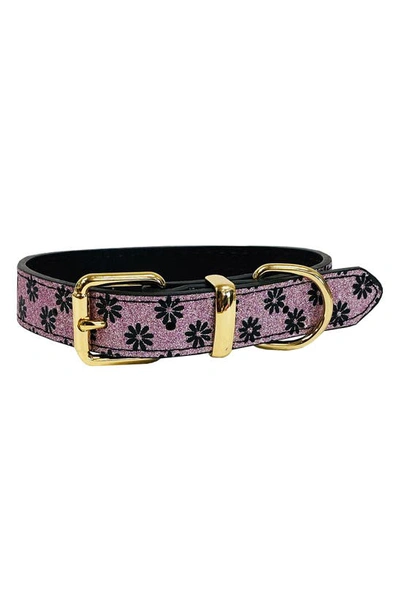Dogs Of Glamour Luna Dog Collar In Purple