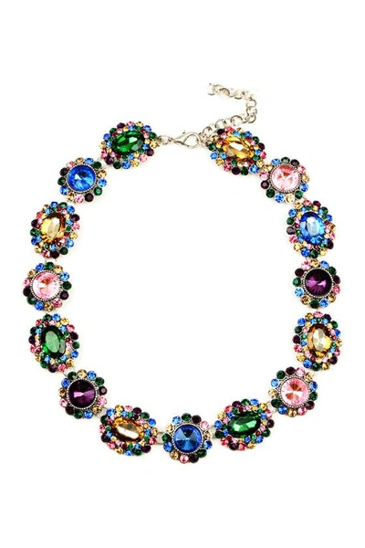 Eye Candy Los Angeles Color Collar Necklace In Multi Color