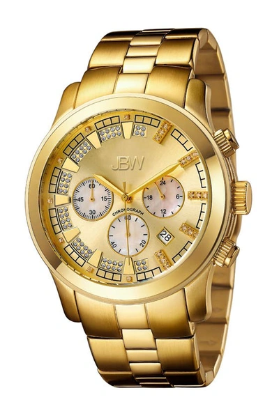Jbw Delano Diamond Watch, 48mm In Gold