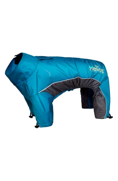 Pet Life Dog Helios ® Blizzard Full-bodied Adjustable And 3m Reflective Dog Jacket In Blue