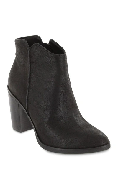 Mia Barby Block Heel Bootie In Black