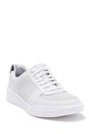 Cole Haan Men's Grand Crosscourt Modern Perf Sneaker Men's Shoes In Optic White / Molten Lava