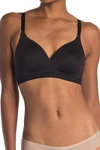 Warner's Cloud 9 Wire Free Bra In Black