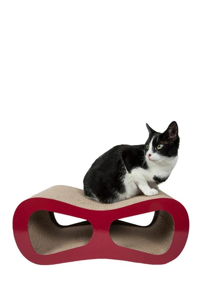 Petkit Red Modiche Ultra Premium Modern Designer Lounger Cat Scratcher