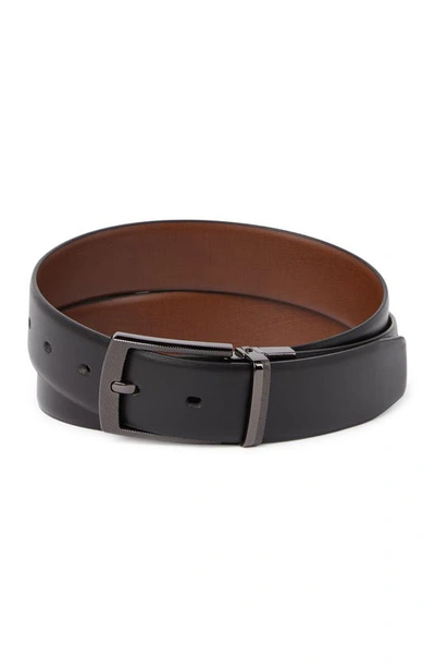 Original Penguin Shanghai Buckle Belt In Black