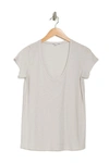 James Perse Deep V-neck T-shirt In Sul