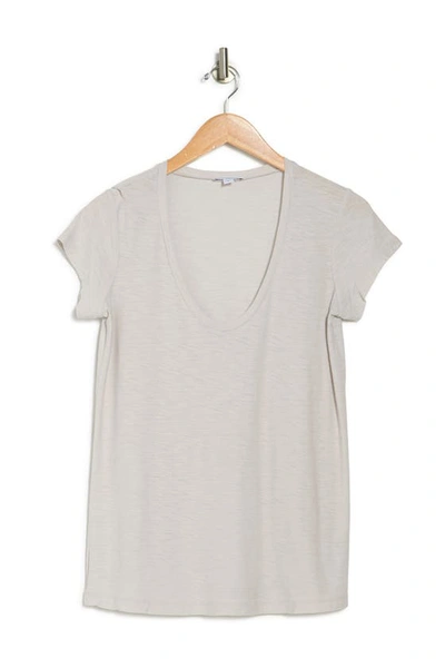 James Perse Deep V-neck T-shirt In Sul