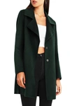 Belle & Bloom Ex-boyfriend Wool Blend Oversized Jacket In Dark Green