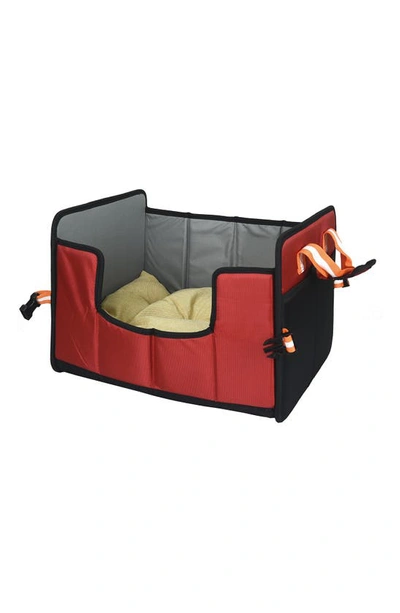 Pet Life Travel-nest Folding Travel Cat And Dog Bed In Red