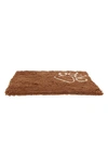 Pet Life Fuzzy Quick-drying Anti-skid And Machine Washable Dog Mat In Brown