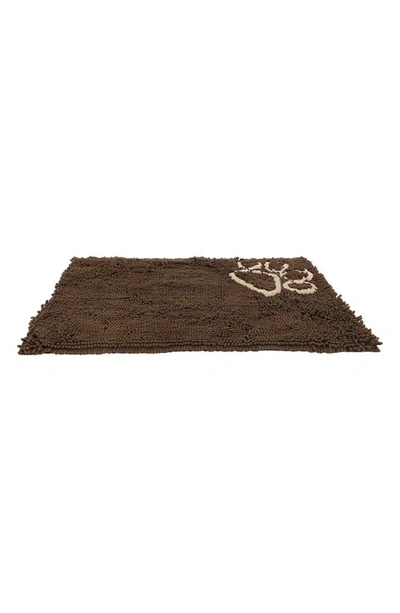 Pet Life Fuzzy Quick-drying Anti-skid And Machine Washable Dog Mat In Brown