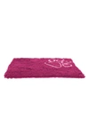 Pet Life Fuzzy Quick-drying Anti-skid And Machine Washable Dog Mat In Pink