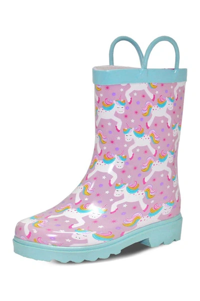 Nomad Splashy Kids Rain Boot In Magical Unicorn