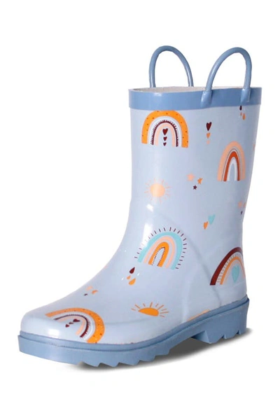 Nomad Splashy Kids Rain Boot In Boho Rainbow