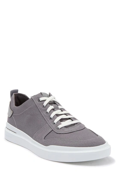 Cole Haan Men's Grandpr Rally Court Low Top Sneakers In Stormcloud Canvas/sleet