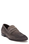 To Boot New York Nova Penny Loafer In Moss Carbon