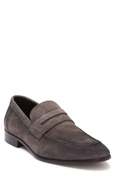 To Boot New York Nova Penny Loafer In Moss Carbon