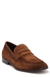 To Boot New York Nova Penny Loafer In Moss Sienna