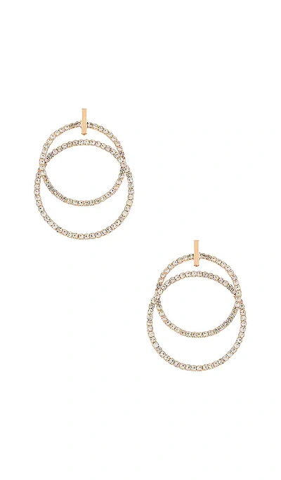 Ettika Double Hoop Earring In Gold