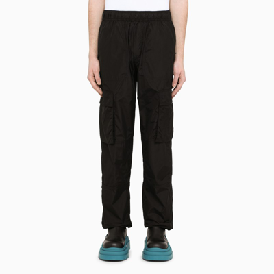 44 Label Group Straight-leg Cargo Trousers In Black