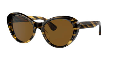 Oliver Peoples Woman Sunglass Ov5420su Zarene In Brown Polar